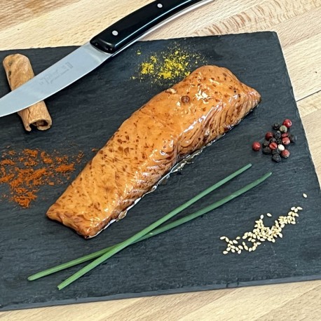 Pavé de saumon fumé à chaud 150g